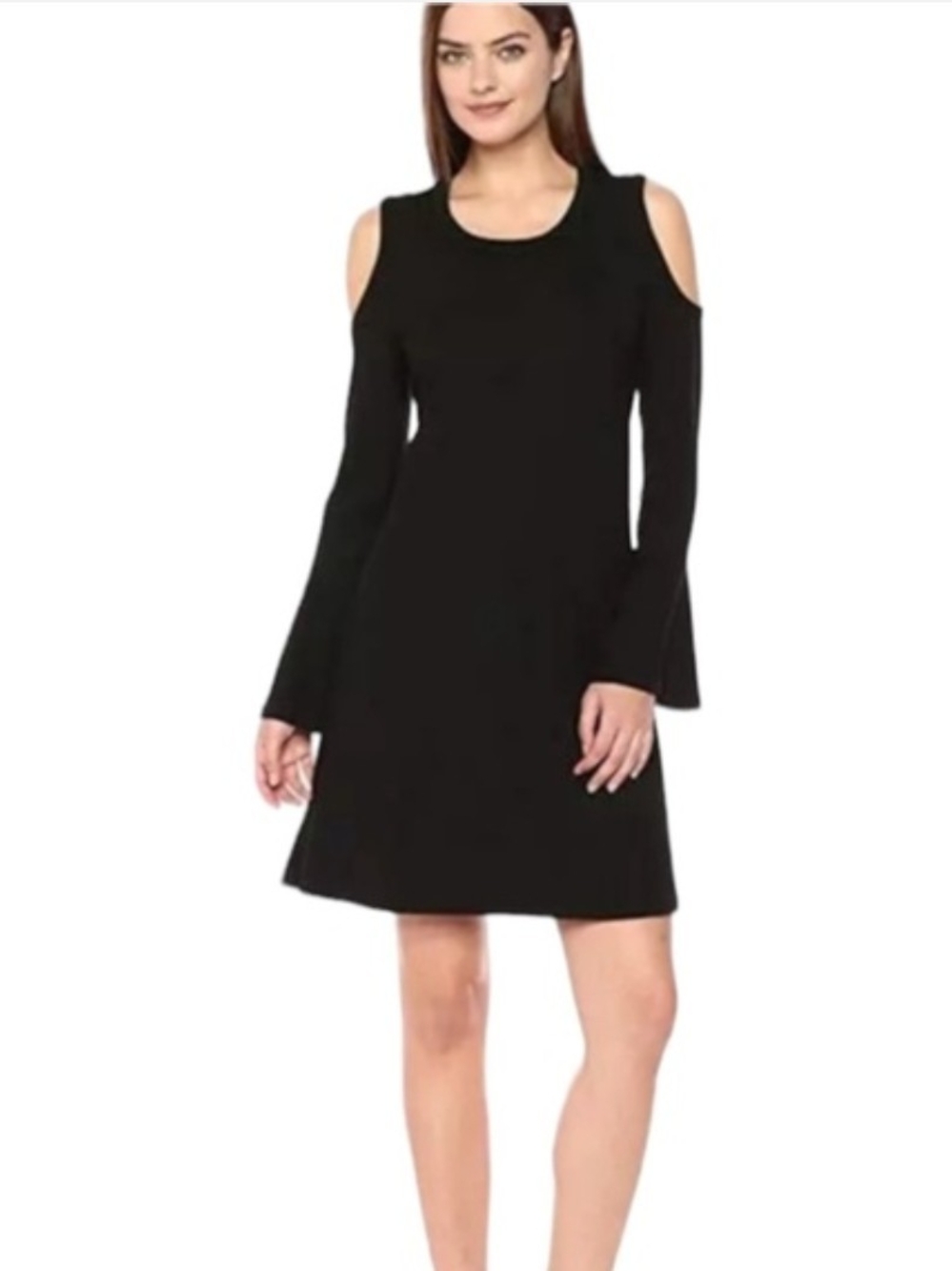 Karen Kane Black Cold-Shoulder Mini Dress Size XL
